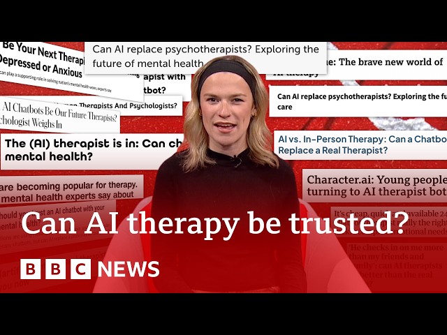 I tried an AI therapist. Does it actually work? | BBC News