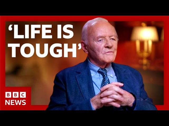 Anthony Hopkins says 'enjoy life now, before its too late' in exclusive interview | BBC News