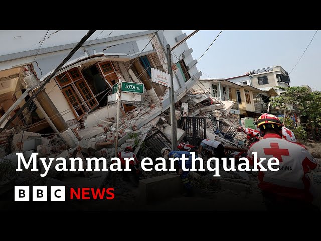 Myanmar leader attends summit in Bangkok as quake deaths climb to 3,000 | BBC News