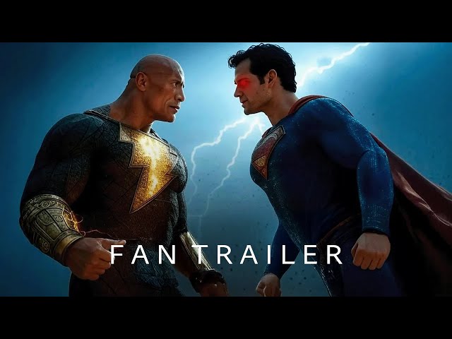 Black Adam V Superman (2025) - First Trailer | Dwayne Johnson, Henry Cavill | Concept Version