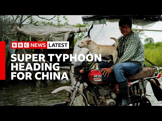 Super Typhoon Ragasa heads towards Hong Kong and southern China | BBC News