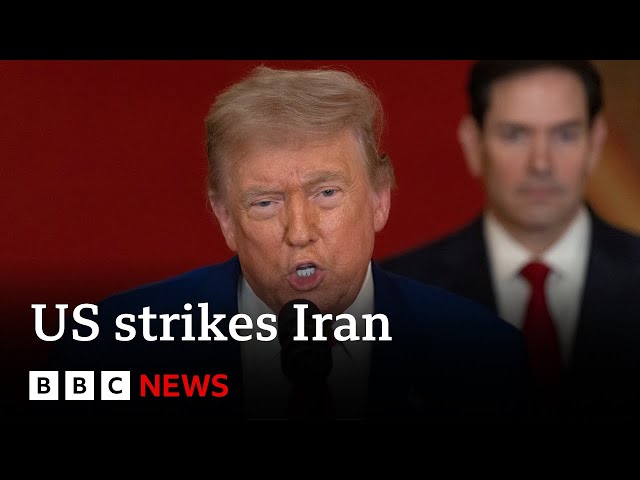 US bombs Iran nuclear sites and Tehran warns of 'everlasting consequences' | BBC News