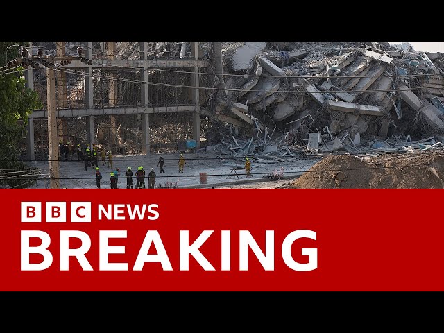 Myanmar earthquake: Construction workers missing after building collapses in Bangkok | BBC News