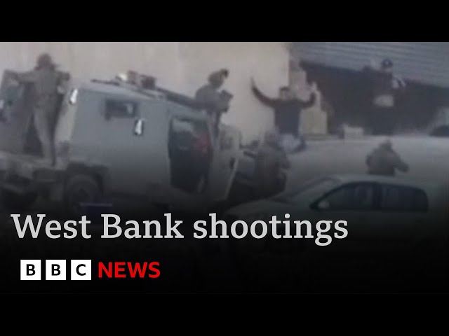Video shows Israeli forces shooting dead Palestinian prisoners in occupied West Bank | BBC News