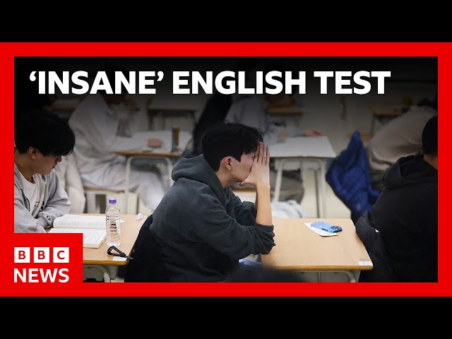 South Korea exam chief quits over &#39;insane&#39; English test | BBC News