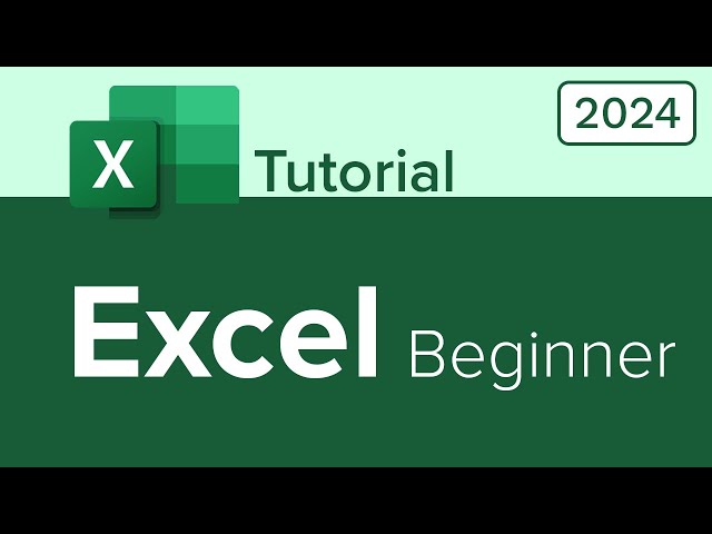 Excel Beginner Tutorial