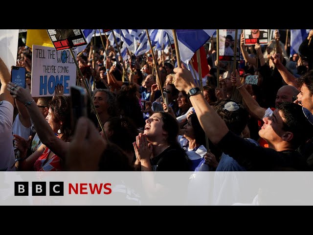 First seven hostages released in Gaza are now back in Israel | BBC News