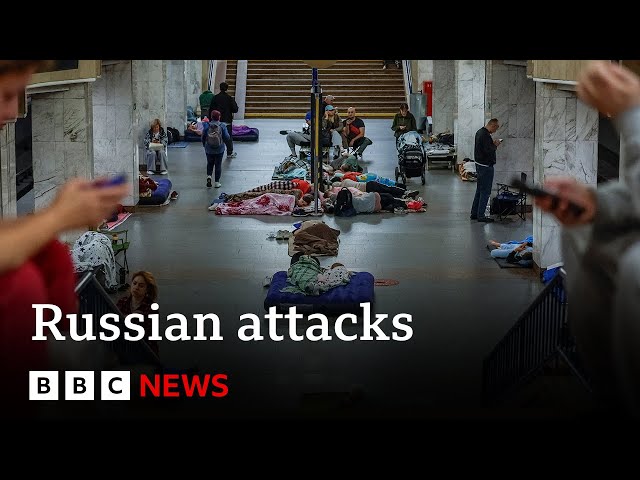 Russia launches massive overnight attack on Ukraine | BBC News