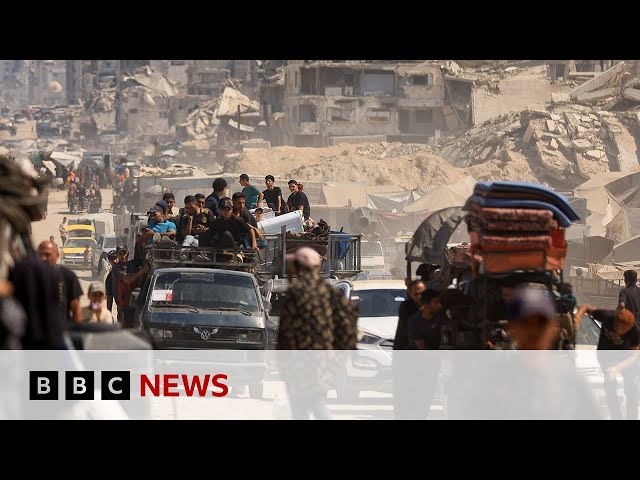 Israel’s military warns civilians to leave Gaza City | BBC News