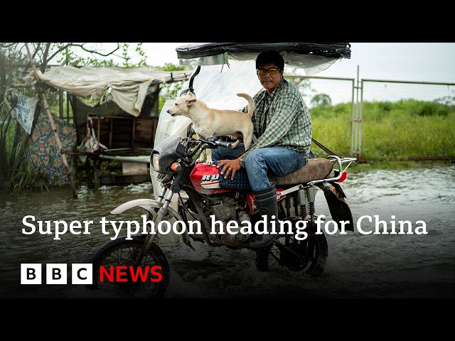 Super Typhoon Ragasa heads towards Hong Kong and southern China | BBC News