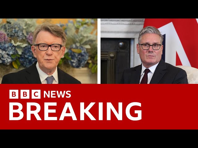 Peter Mandelson sacked as UK's US ambassador over Jeffrey Epstein links | BBC News