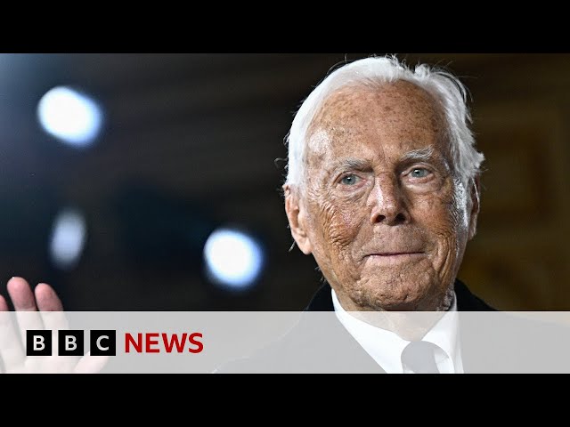Legendary Italian designer Giorgio Armani dies | BBC News