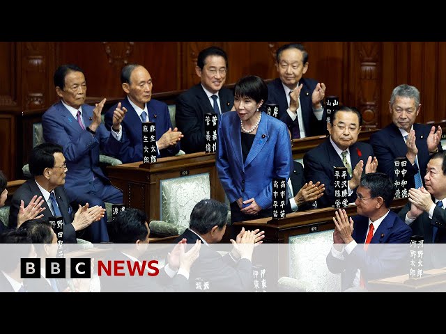 Sanae Takaichi becomes Japan's first female prime minister | BBC News