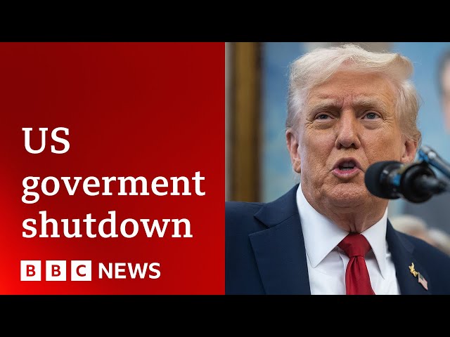 Donald Trump threatens ‘mass layoffs’ during US government shutdown | BBC News