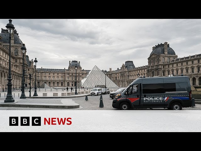 France reels after Louvre jewellery heist | BBC News