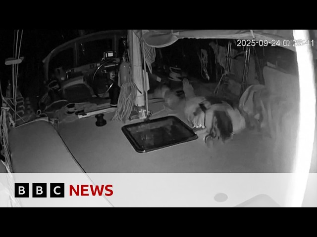 Italy condemns 'drone attack' on Gaza aid flotilla | BBC News