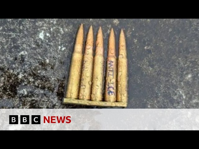 'Anti-ICE' messaging found at scene of deadly Dallas immigration centre shooting | BBC News