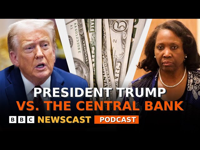 Why are President Trump and a Federal Reserve governor in a legal battle? | BBC Newscast