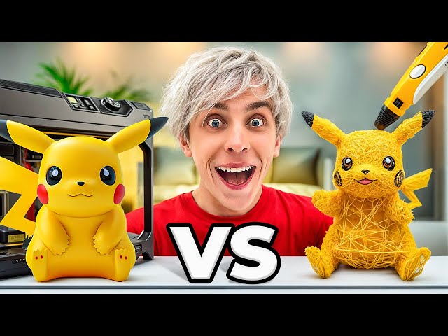 3D ПРИНТЕР vs 3D РУЧКА Челлендж !