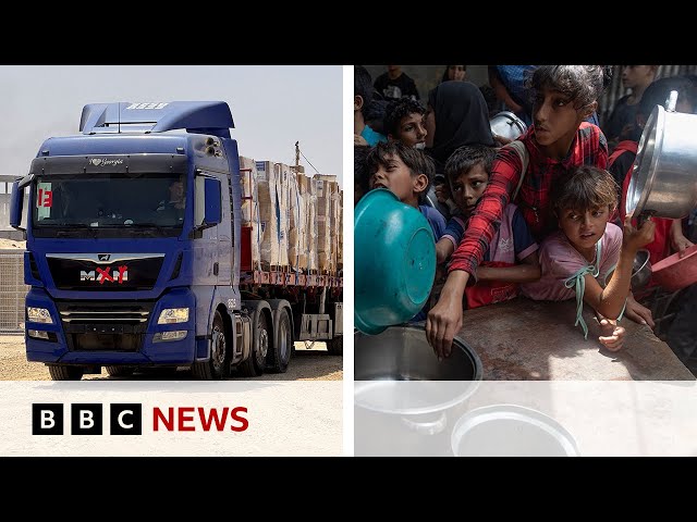 US-backed group says it has begun aid distribution in Gaza | BBC News