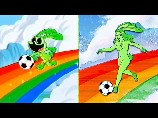 Smiling Critters Original vs Anime (Poppy Playtime Chapter 3 Animation)