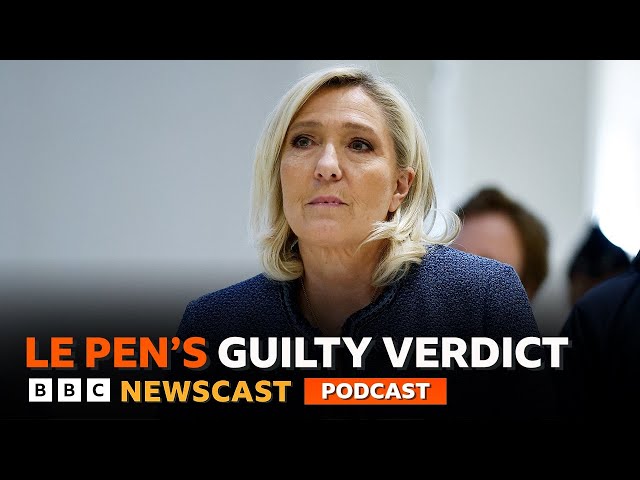 Why has Marine Le Pen been barred from running for French President in 2027? | BBC Newscast