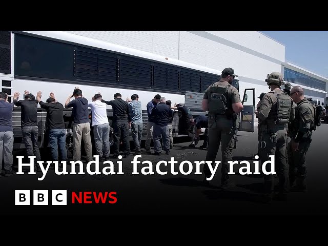 South Korean detained in US Hyundai factory raid speaks to BBC | BBC News
