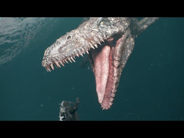 Mosasaurus and Megalodon VS The Navy SEALs🚨 Thalassophobic POV 06 #thalassophobia #animation #horror