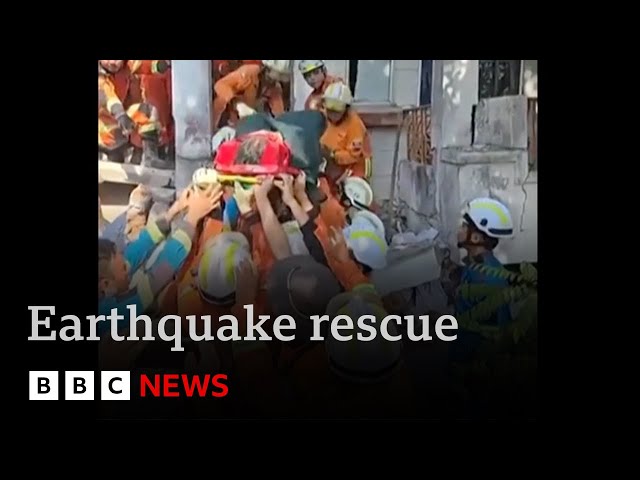 Miracle rescue: woman pulled from rubble 91 hours after Myanmar’s devastating earthquake | BBC News