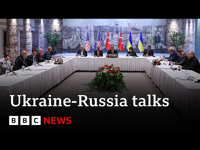 Peace talks between Ukraine and Russia take place in Turkey | BBC News