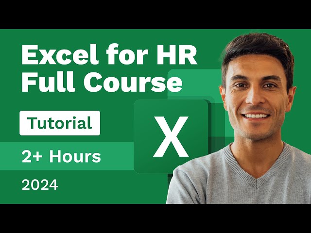 Excel for HR Full Course Tutorial