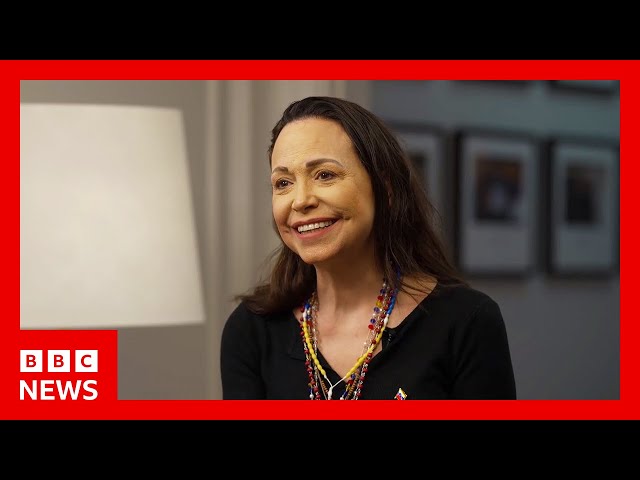 Venezuela's María Corina Machado tells BBC she knows 'risks' of trip to Oslo | BBC News