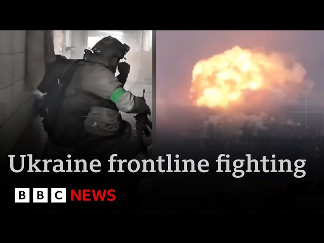 Ukraine frontline report - bitter fighting as Russian forces surround key cities | BBC News