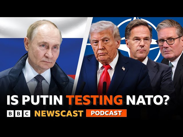 Is Vladimir Putin testing Nato by sending Russian jets into Estonian airspace? | BBC Newscast