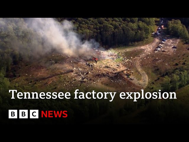 Eighteen missing after explosion at Tennessee munitions factory | BBC News