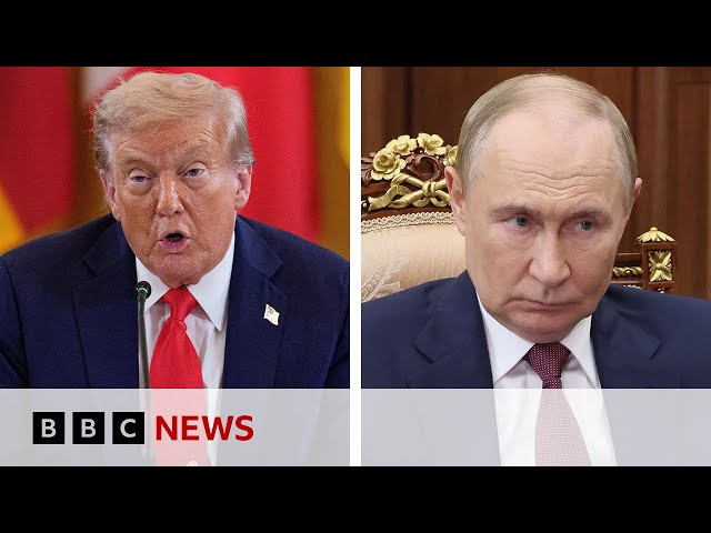 Trump says he has spoken to Putin to arrange Zelensky meeting | BBC News