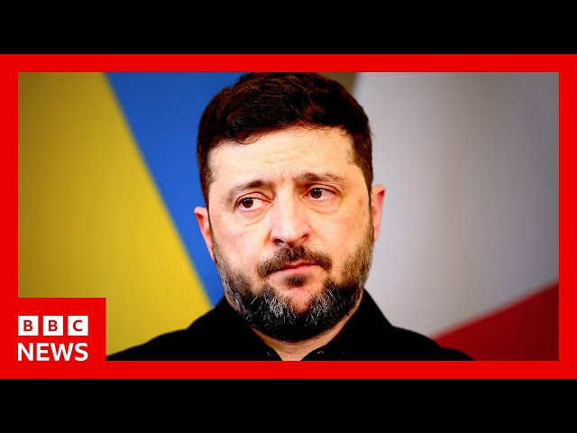 Ukraine 'ready for elections' if partners guarantee security, Zelensky says | BBC News