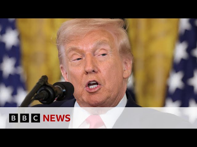 Donald Trump calls for FBI probe into Jeffrey Epstein and Bill Clinton | BBC News