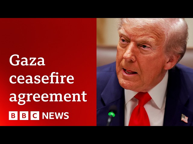 Donald Trump says if Hamas don't disarm, we will disarm them | BBC News