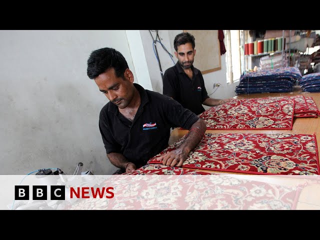 US tariffs threaten India's carpet industry | BBC News