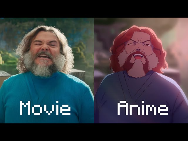 I am Steve Movie vs Anime (Minecraft Movie Animation)
