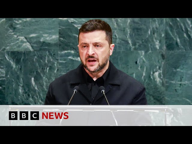Russia will expand aggression beyond Ukraine if not stopped, President Zelensky warns | BBC News