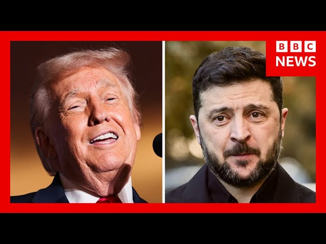 Trump says Zelensky using war as reason to not hold election | BBC News