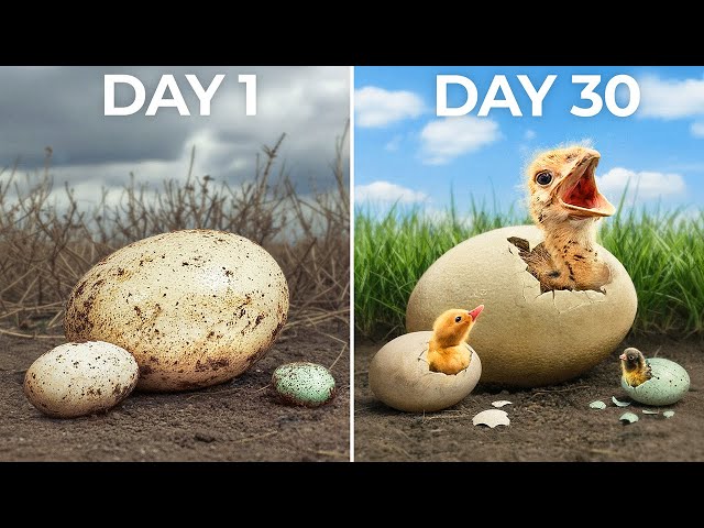 World’s Biggest vs Smallest Egg - Hatching Experiment