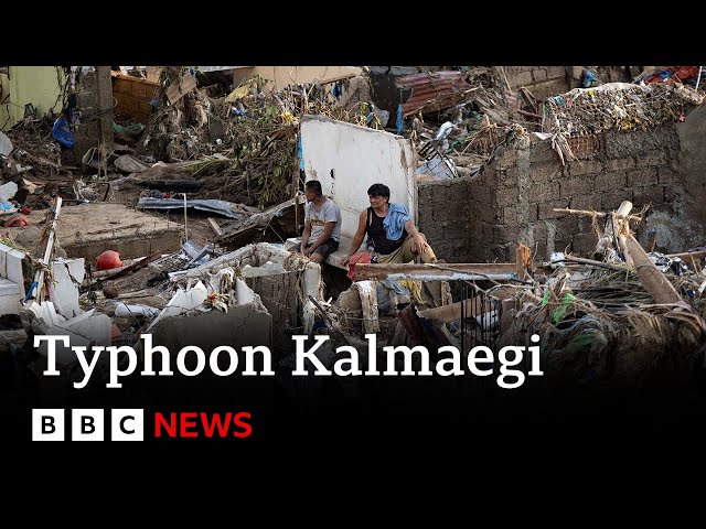 Deadly typhoon heads for Vietnam after killing at least 114 in Philippines | BBC News