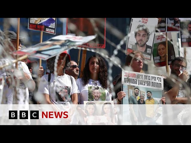 Hundreds of Israeli ex-officials appeal to Trump to help end Gaza war | BBC News