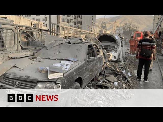 What was Israel targeting inside Iran? | BBC News