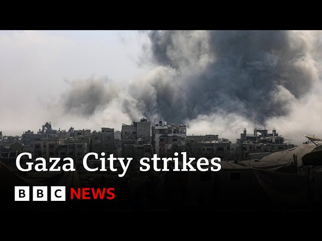 Israel pushes tanks further into Gaza city after Hamas spokesman Abu Obeida killed | BBC News