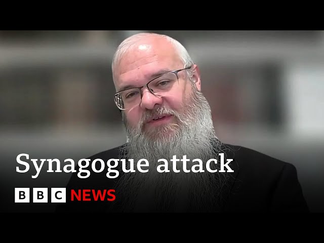 Manchester rabbi: ‘We can't despair… We can't give up’ | BBC News