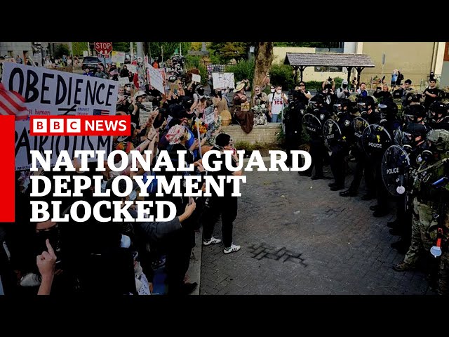 Judge blocks Trump's National Guard deployment to Oregon | BBC News